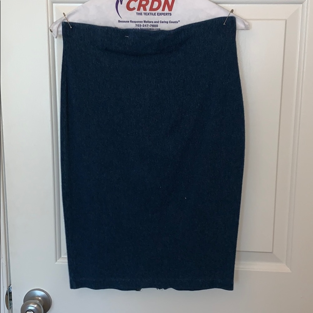 Blue jean skirt